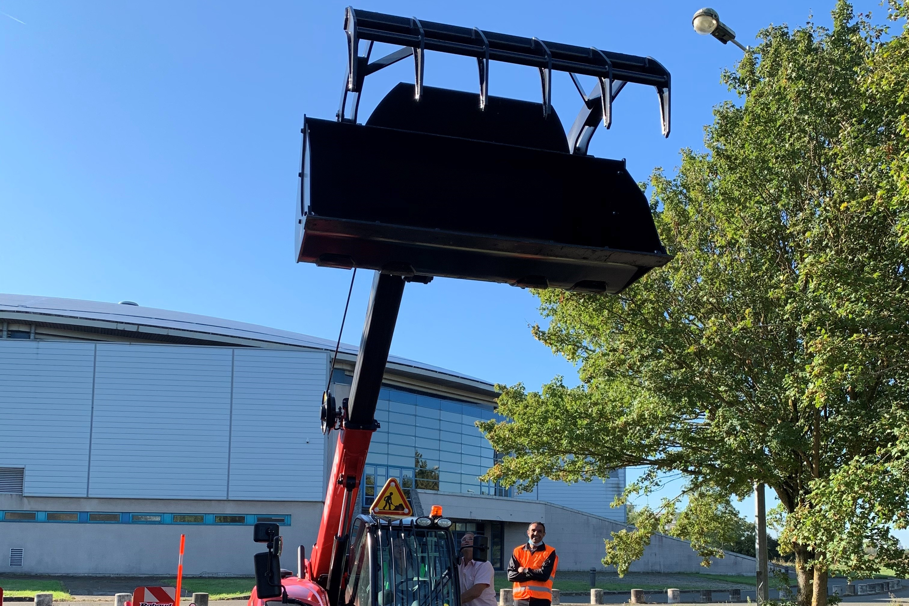 Bras pelleteuse du manitou